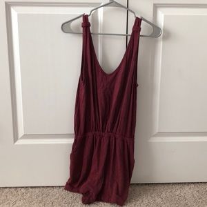 Cute maroon romper